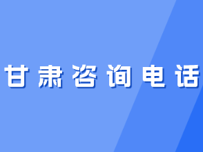 甘肃：2025年教育考试招生机构高考报名咨询电话